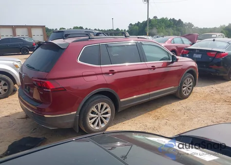 2018 Volkswagen Tiguan 2.0T Se/2.0T Sel из США, поврежденный, VIN 3VV3B7AX9JM054814